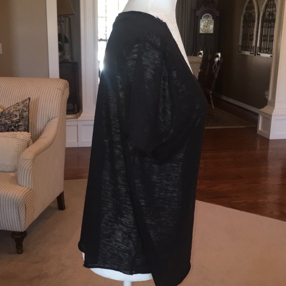 One Clothing Los Angeles Sheer V-Neck Top - Picture 8 of 12